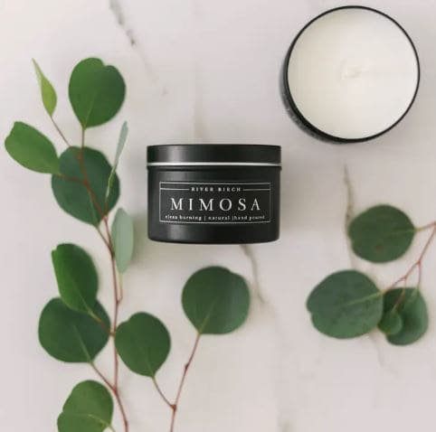River Birch 8oz Soy Candle -  Mimosa